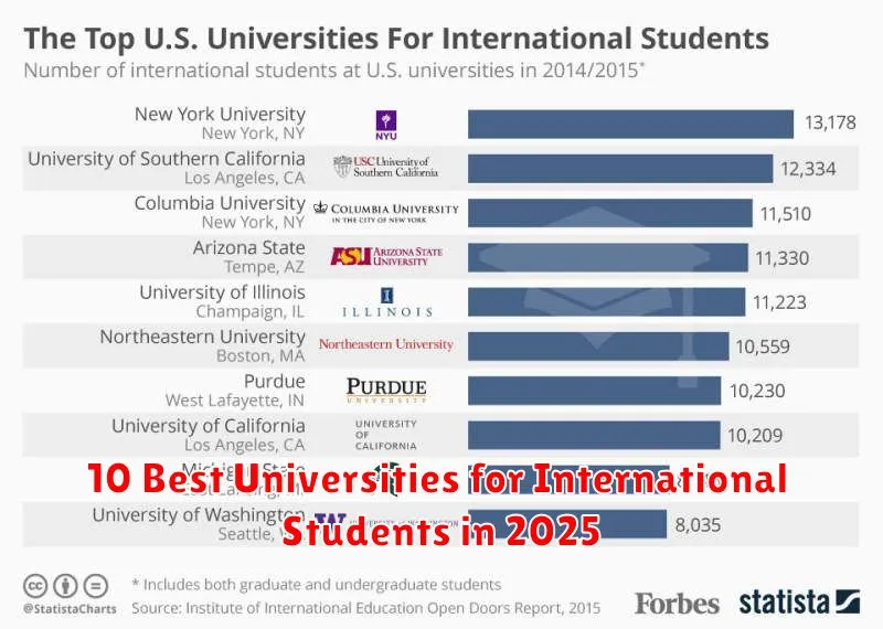 10 Best Universities for International Students in 2025