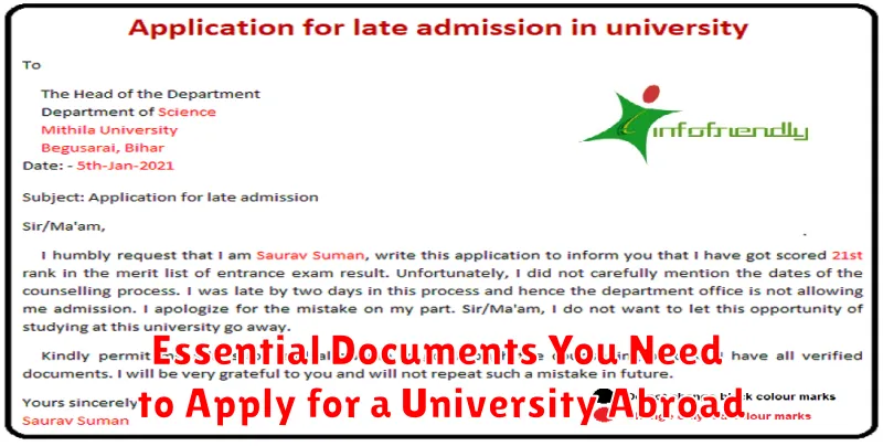 Essential Documents You Need to Apply for a University Abroad Essential Documents You Need to Apply for a University Abroad