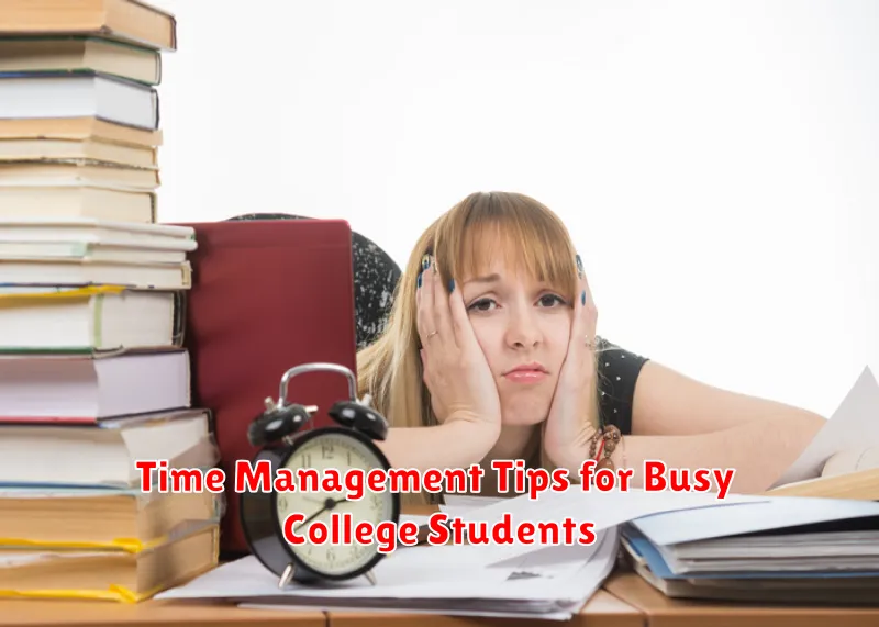 Time Management Tips for Busy College Students Time Management Tips for Busy College Students