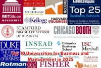 Top 10 Universities for Business and Management in 2025